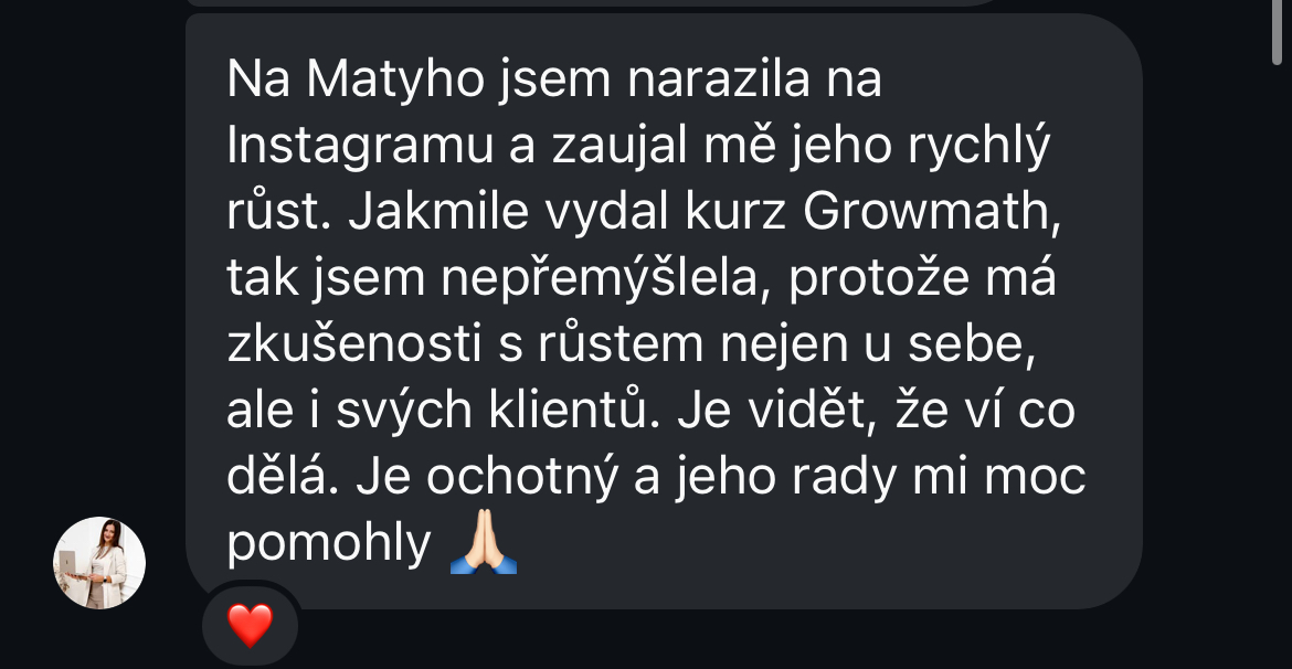 Recenze klienta 1