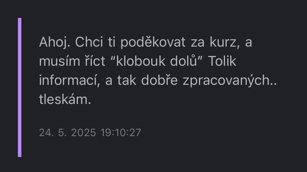 Recenze klienta 2
