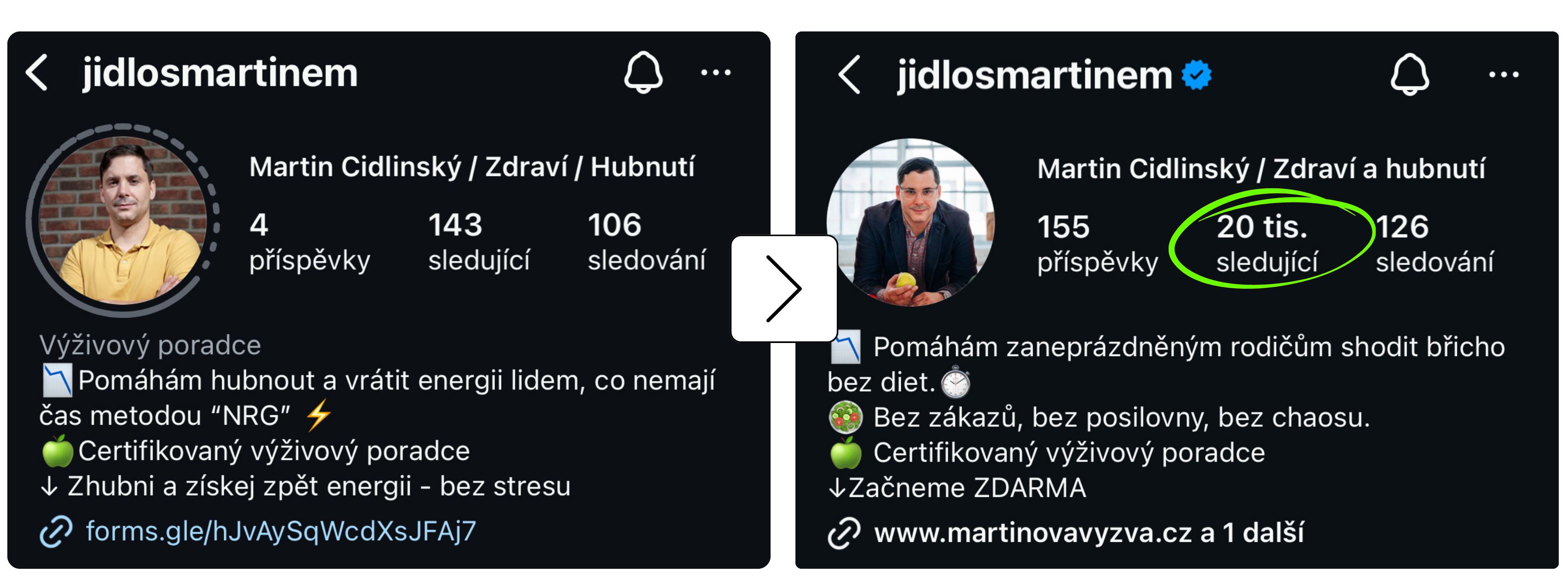 Výsledek klienta 3